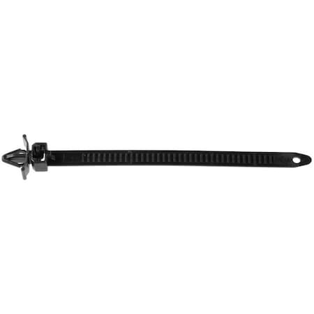 Auveco Cable Tie Strap, 140 mm L, 30 mm Max Bundle Dia., Nylon, 25 PK 14298